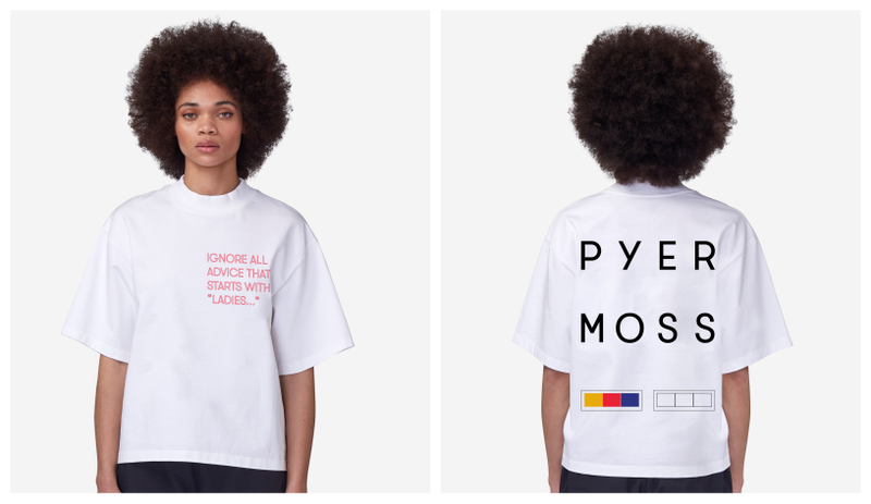 Illustration for article titled Ladies...You're Going to Want to Own This Reproductive Rights-Affirming T-Shirt by Pyer Moss